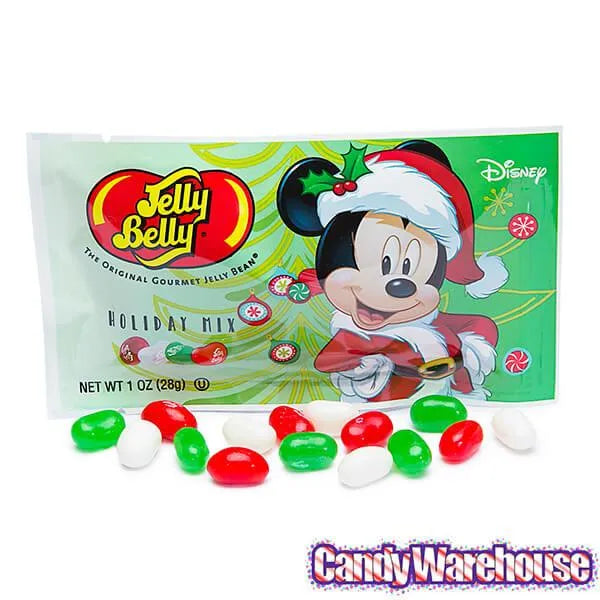 Christmas Jelly Belly Disney Mickey and Minnie Jelly Beans 1-Ounce Packs: 24-Piece Display