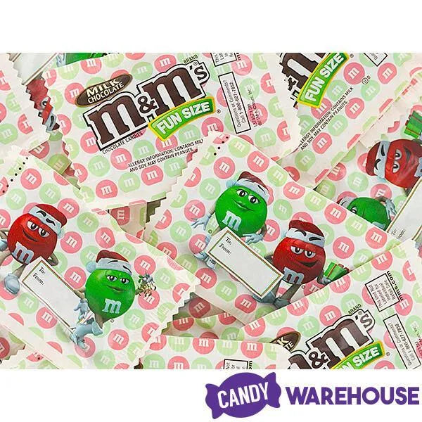 Christmas M&M's Candy Fun Size Packs: 20-Piece Bag