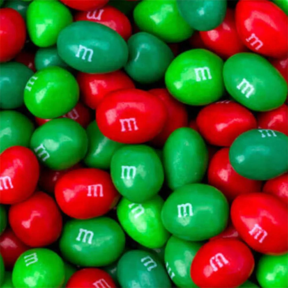 Christmas M&M's Candy - Peanut: 3LB Jar