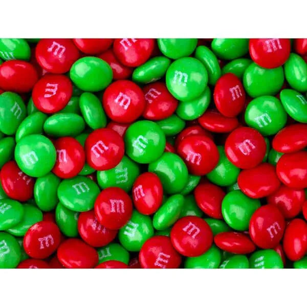 Christmas M&M's Candy - Plain: 3LB Jar