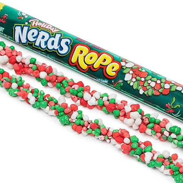 Christmas Nerds Rope Candy Packs: 24-Piece Box