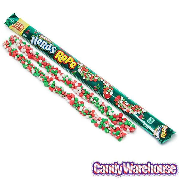 Christmas Nerds Rope Candy Packs: 24-Piece Box