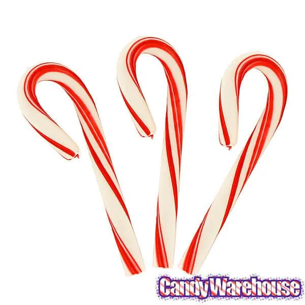 Christmas Peppermint Mini Candy Canes: 240-Piece Box