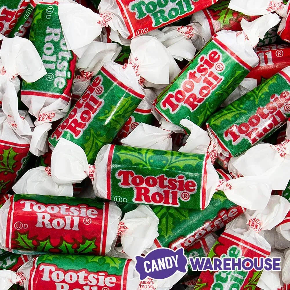 Christmas Tootsie Rolls: 50-Piece Bag