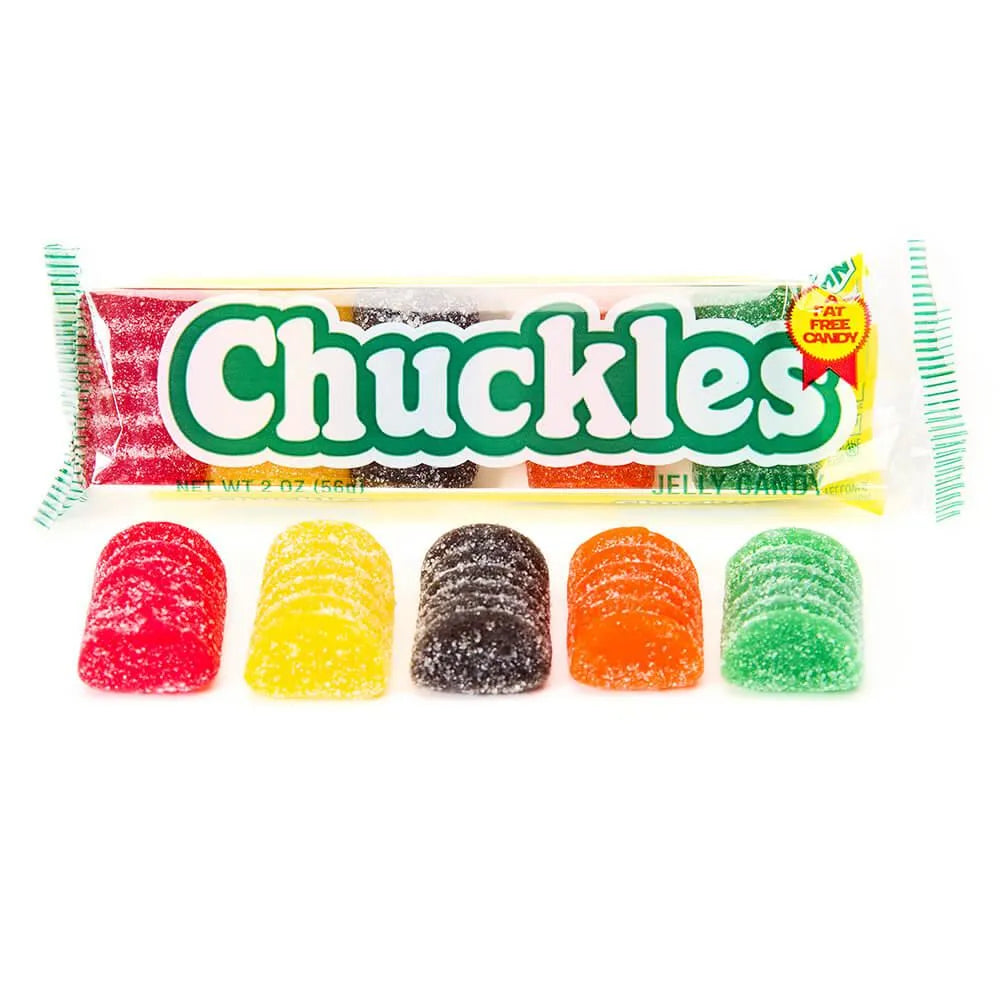 Chuckles Jelly Candy Packs: 24-Piece Box