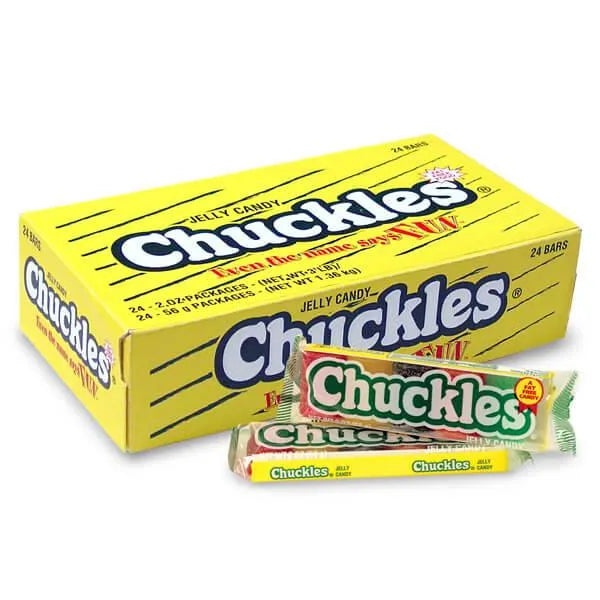 Chuckles Jelly Candy Packs: 24-Piece Box