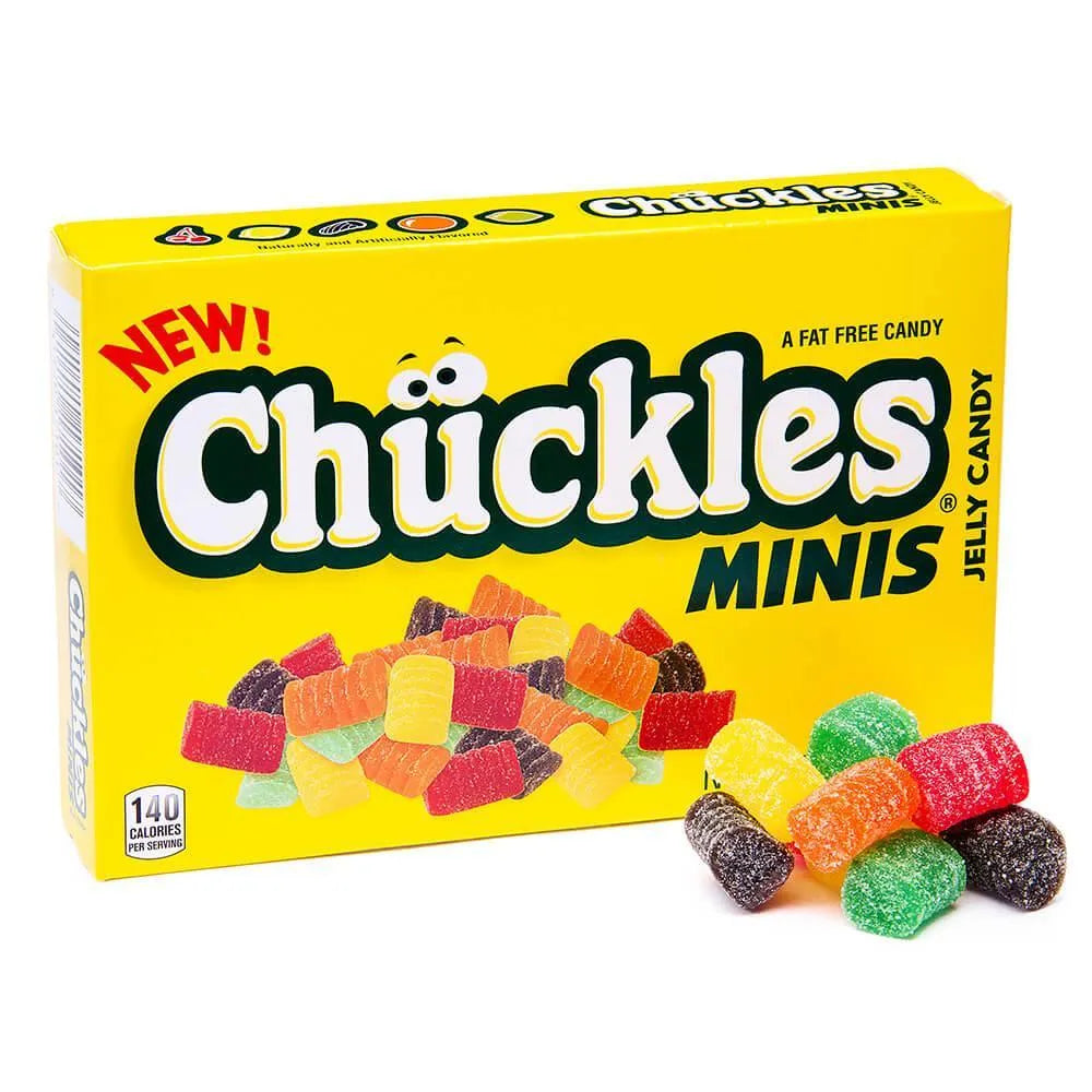 Chuckles Minis Jelly Candy 5-Ounce Packs: 10-Piece Box