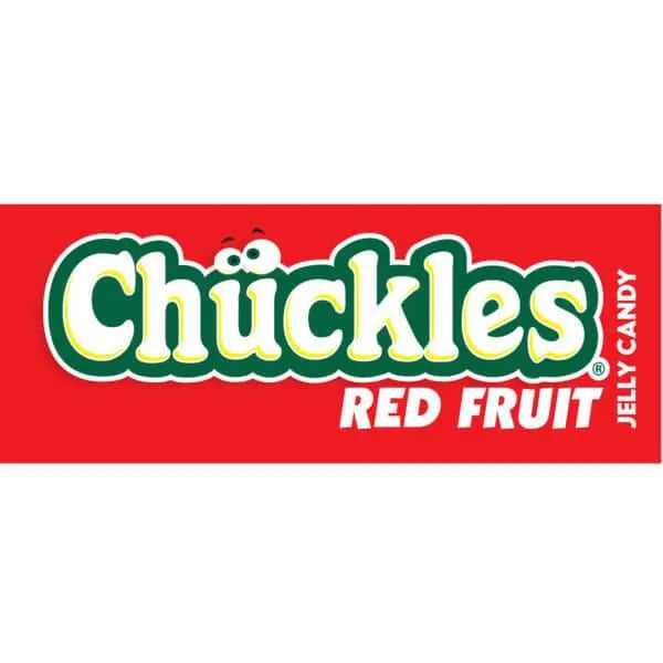 Chuckles Red Fruit Jelly Candy Packs: 24-Piece Box