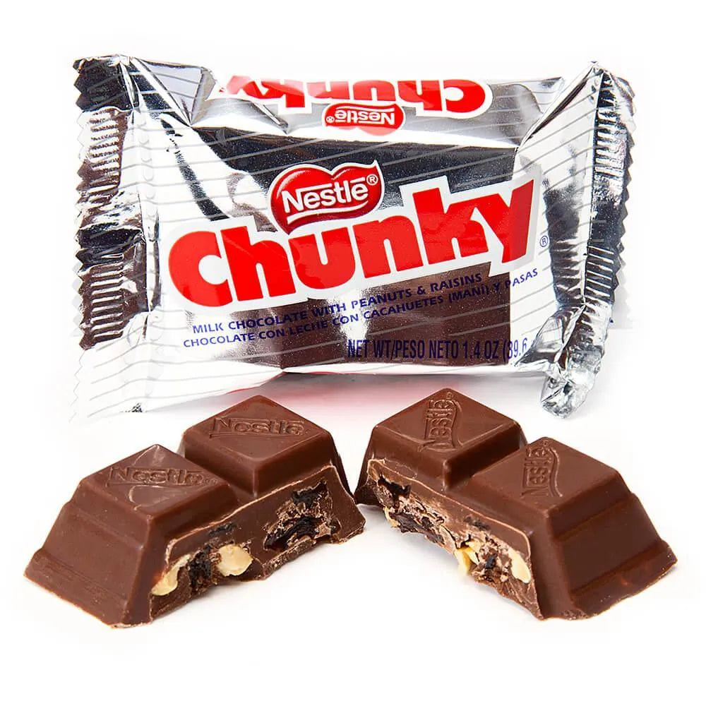 Chunky Chocolate Bars: 24-Piece Box