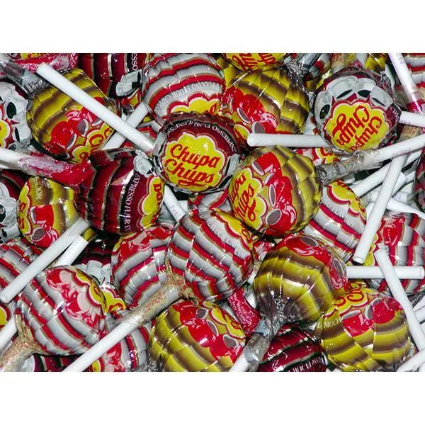 Chupa Chups Coffee Lollipops: 120-Piece Tin