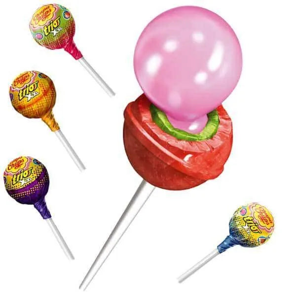 Chupa Chups XXL Trio Lollipops: 12-Piece Display