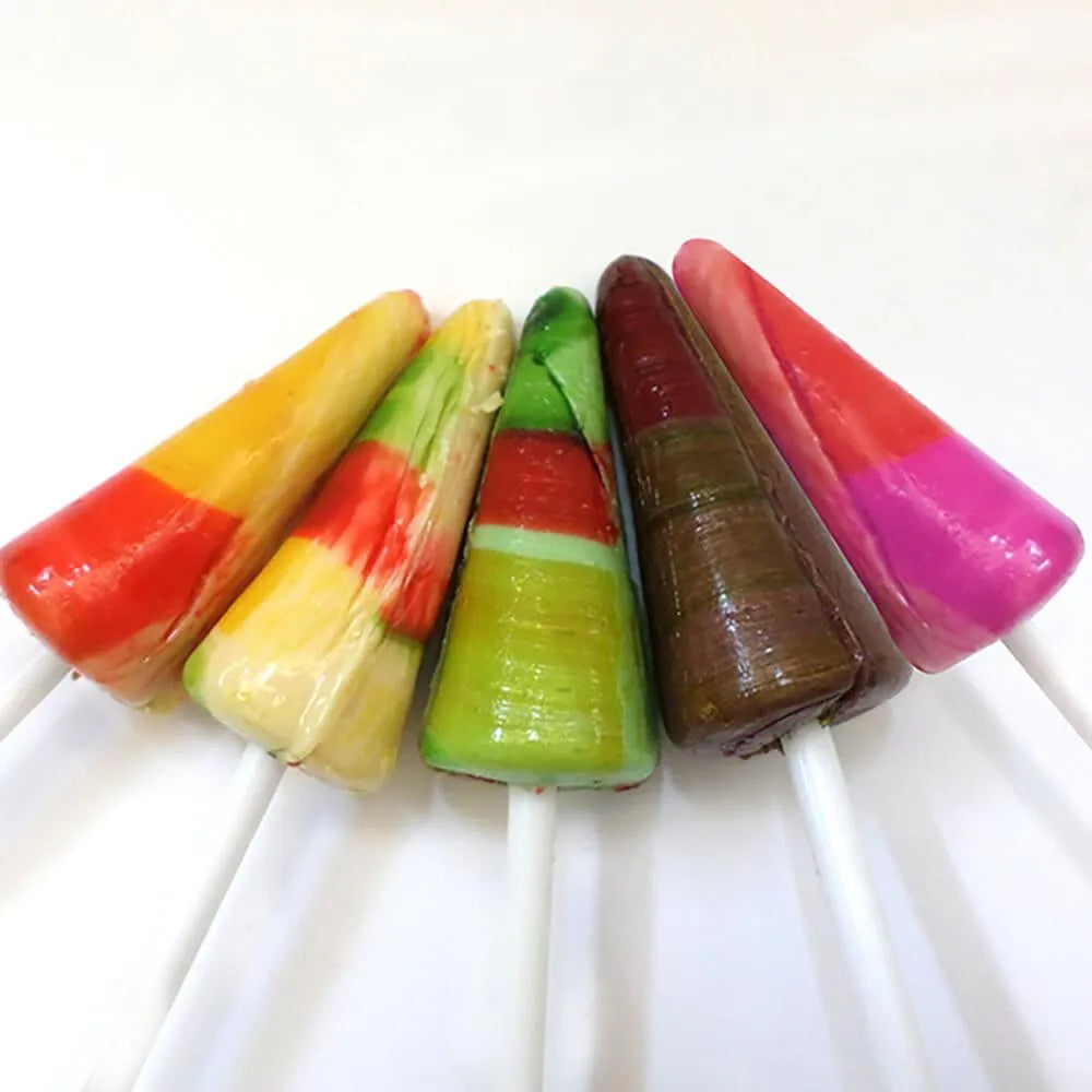 Chupirul Flavor Spiral Cone Lollipops: 40-Piece Bag