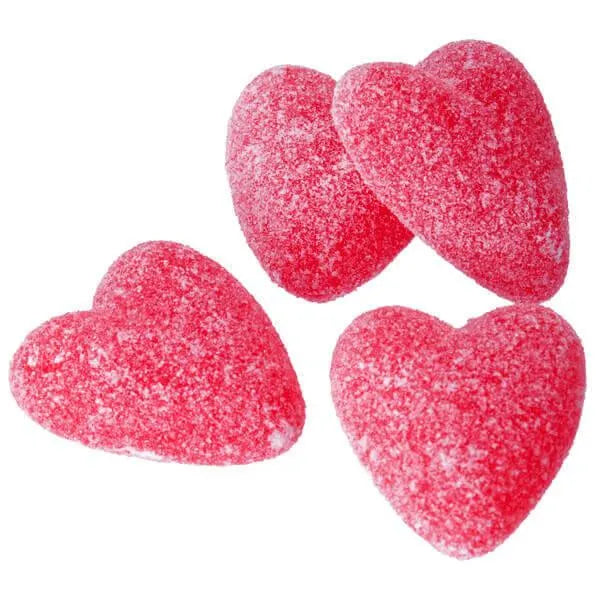 Cinnamon Jelly Candy Hearts: 5LB Bag