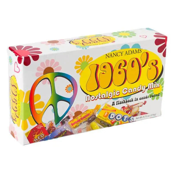 Classic Nostalgic Candy Gift Box: 1960's