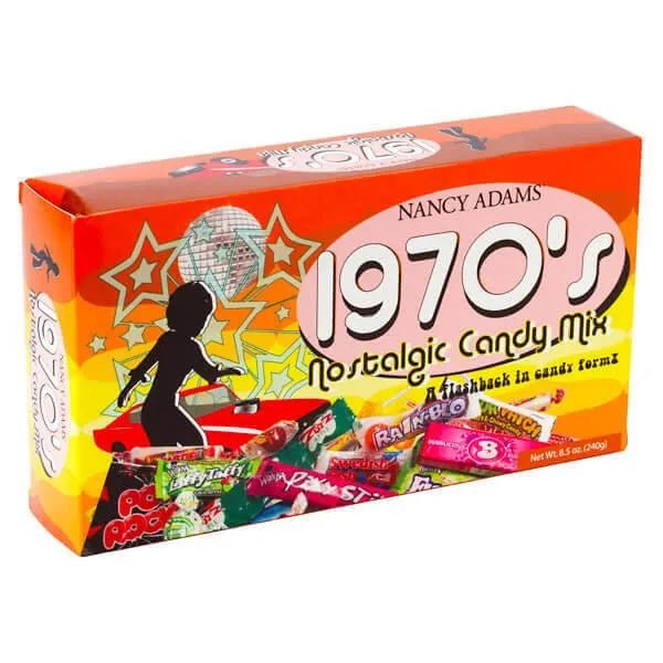 Classic Nostalgic Candy Gift Box: 1970's