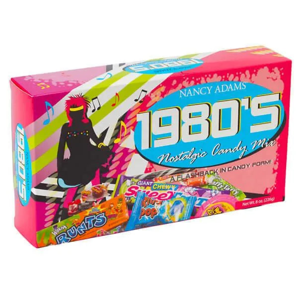 Classic Nostalgic Candy Gift Box: 1980's