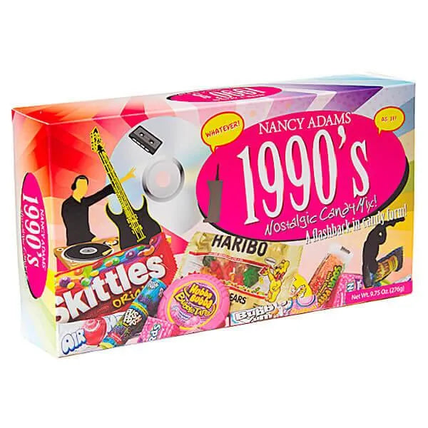 Classic Nostalgic Candy Gift Box: 1990's