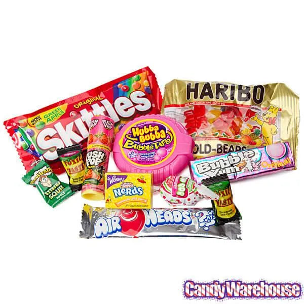 Classic Nostalgic Candy Gift Box: 1990's