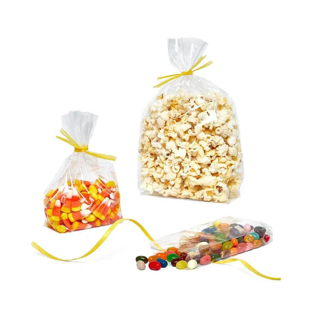 Clear Cello Candy Bags: 100-Piece Box