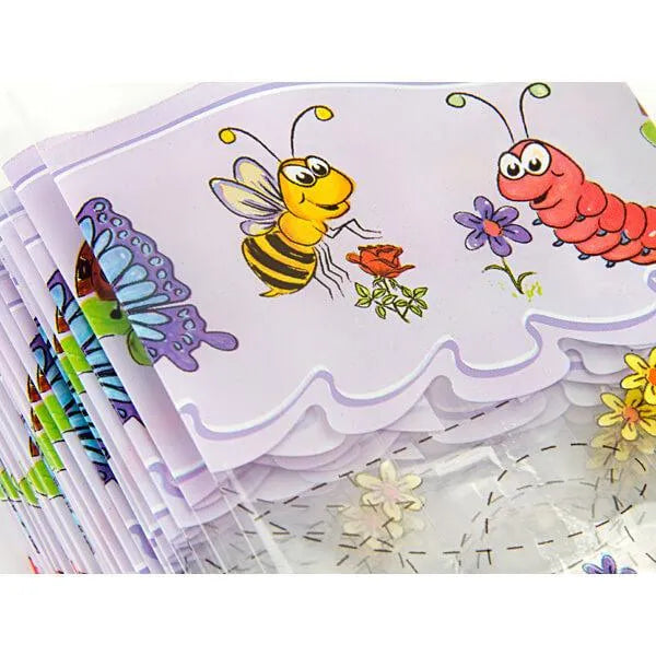 Clear Cello Candy Bags with Bugs: 100-Piece Box