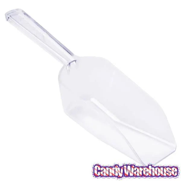 Clear Plastic 3-Ounce Flat Bottom Candy Scoop