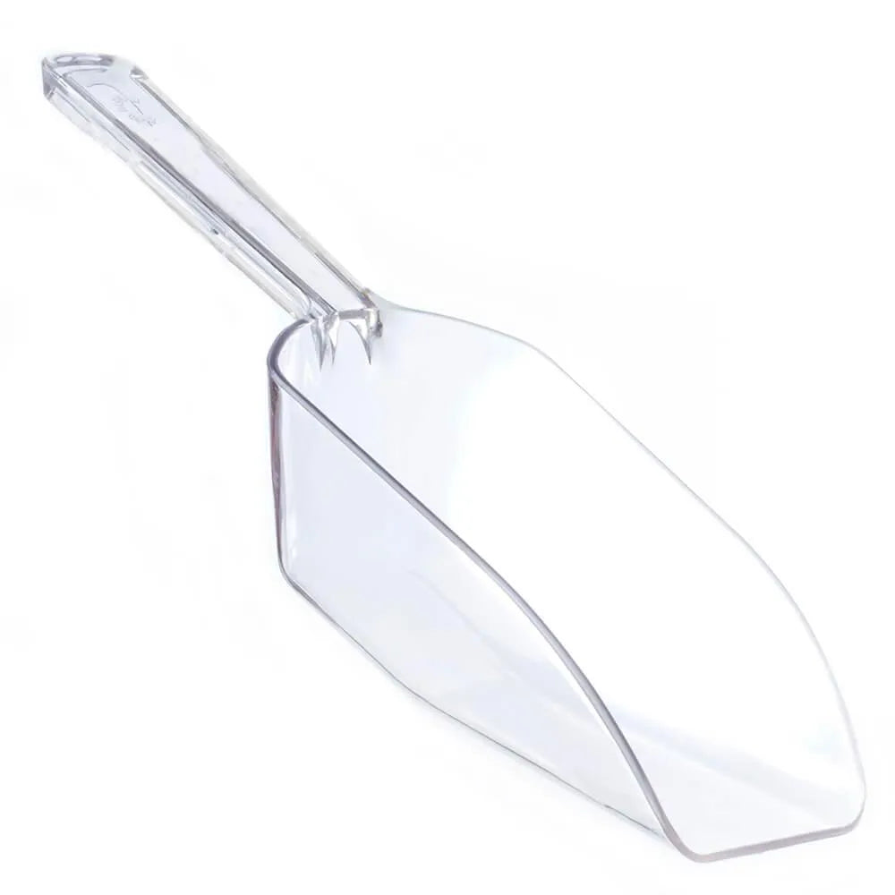 Clear Plastic 4-Ounce Flat Bottom Candy Scoop