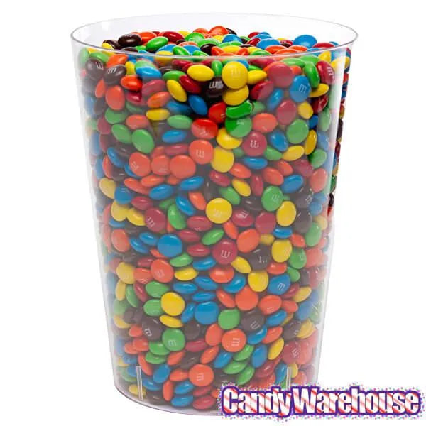 Clear Plastic Cylindrical Candy Container - Large