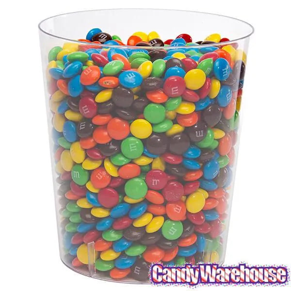 Clear Plastic Cylindrical Candy Container - Small