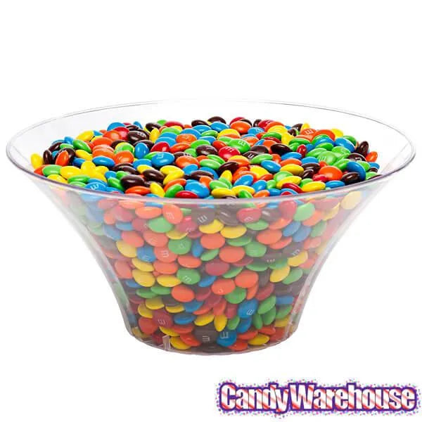 Clear Plastic Flared Bowl Candy Container - Large