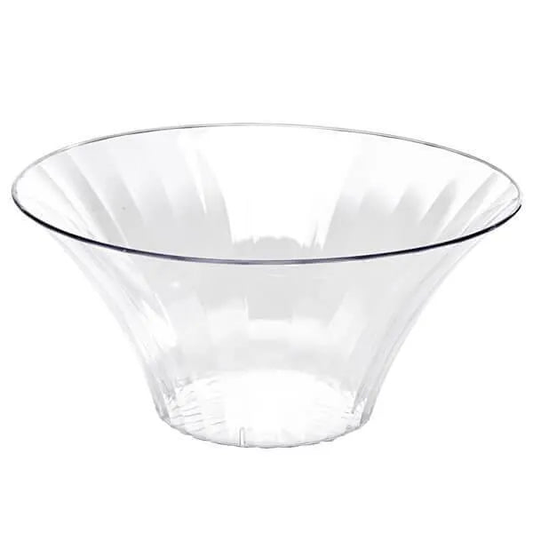 Clear Plastic Flared Bowl Candy Container - Small