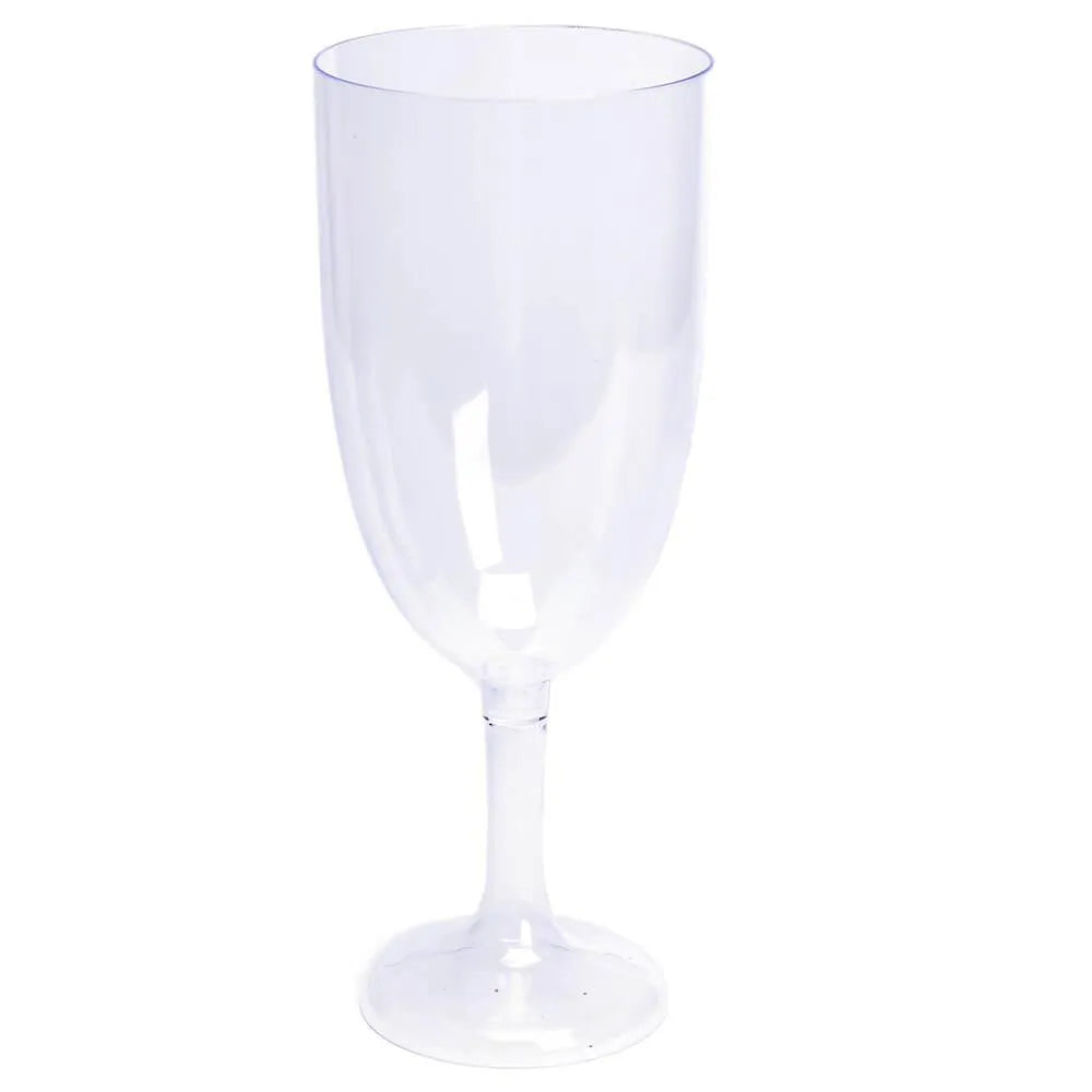 Clear Plastic Jumbo Champagne Glass