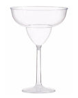 Clear Plastic Jumbo Margarita Glass