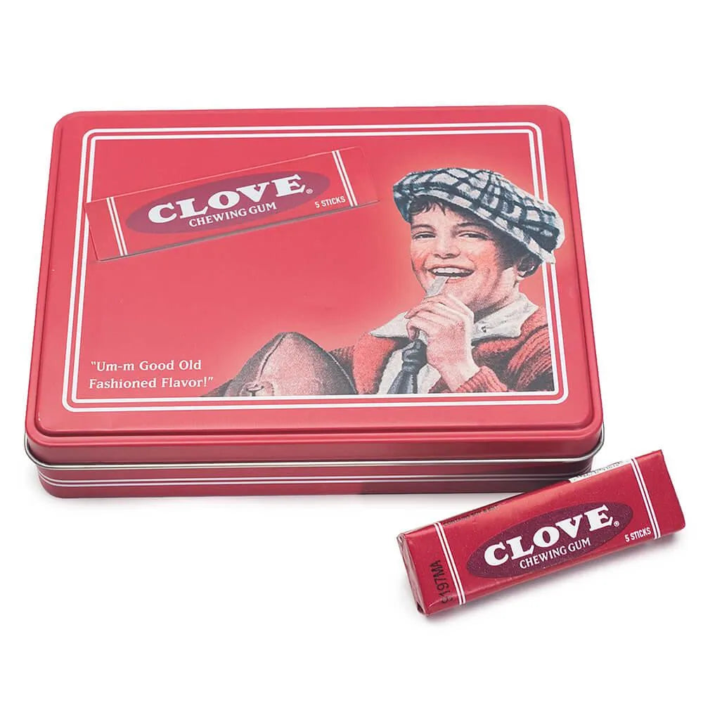 Clove Gum 5-Stick Packs: 10-Piece Gift Tin