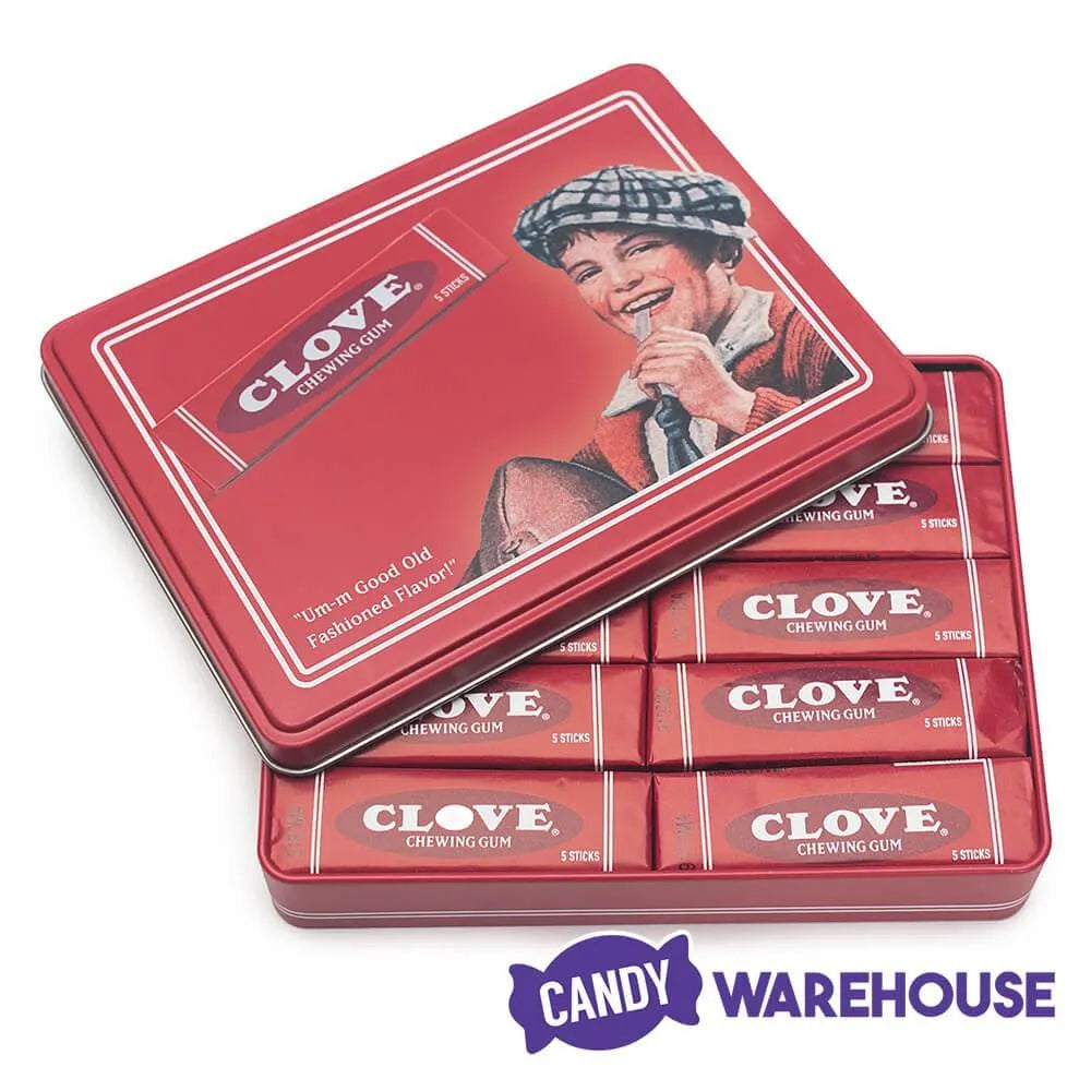 Clove Gum 5-Stick Packs: 10-Piece Gift Tin