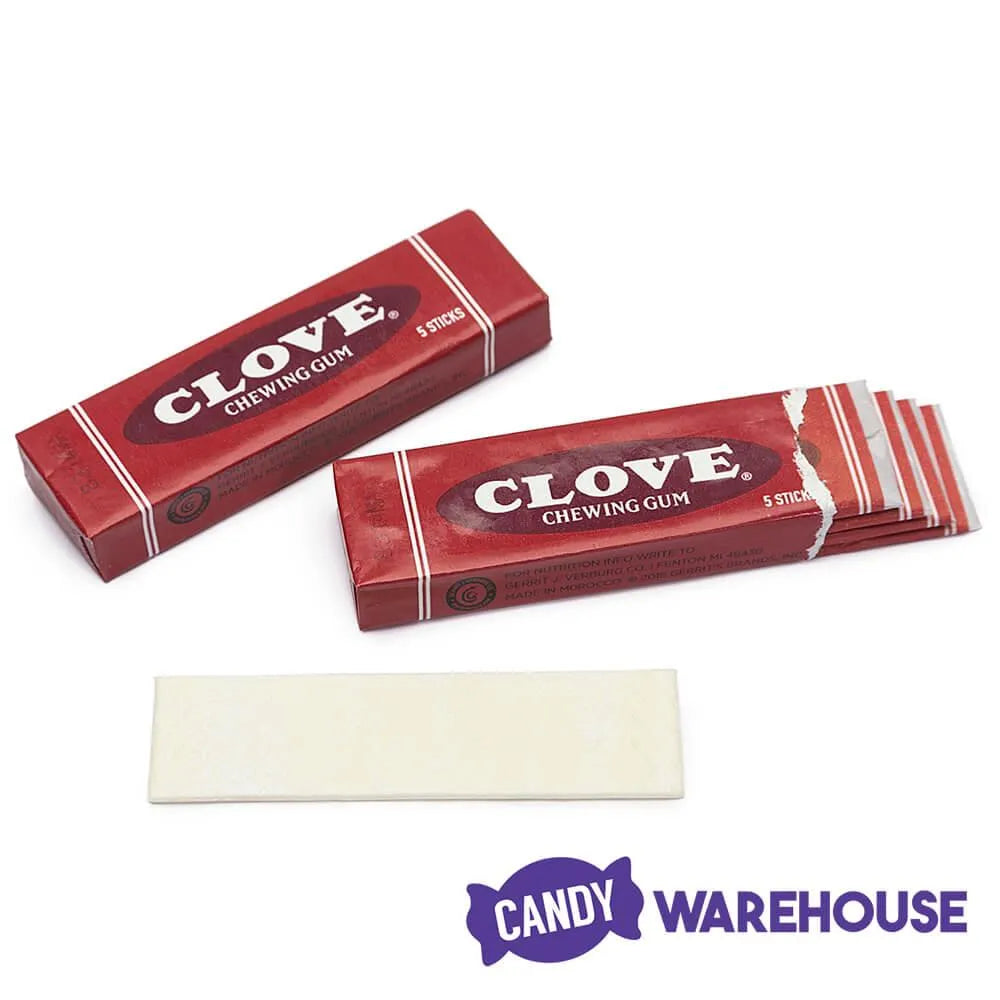 Clove Gum 5-Stick Packs: 10-Piece Gift Tin