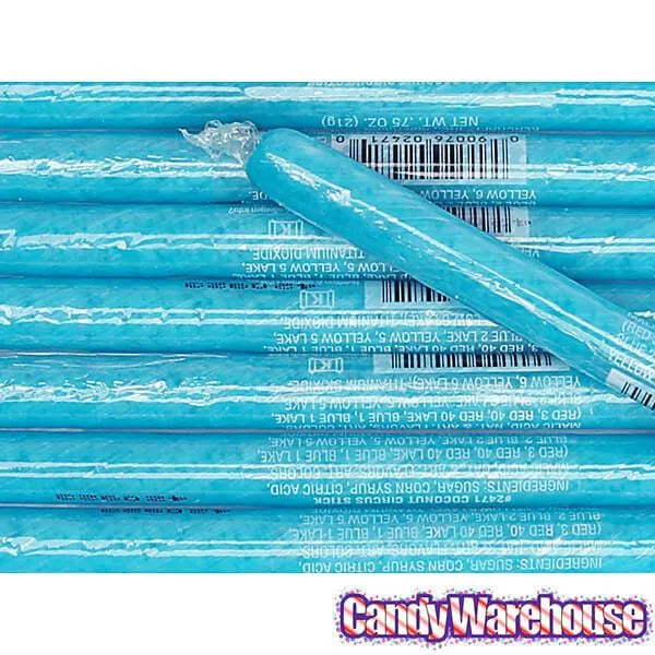 Coconut Hard Candy Sticks: 100-Piece Box