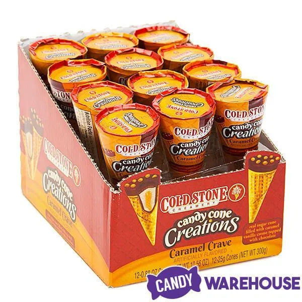 Coldstone Creamery Candy Cones - Caramel Craves: 12-Piece Display