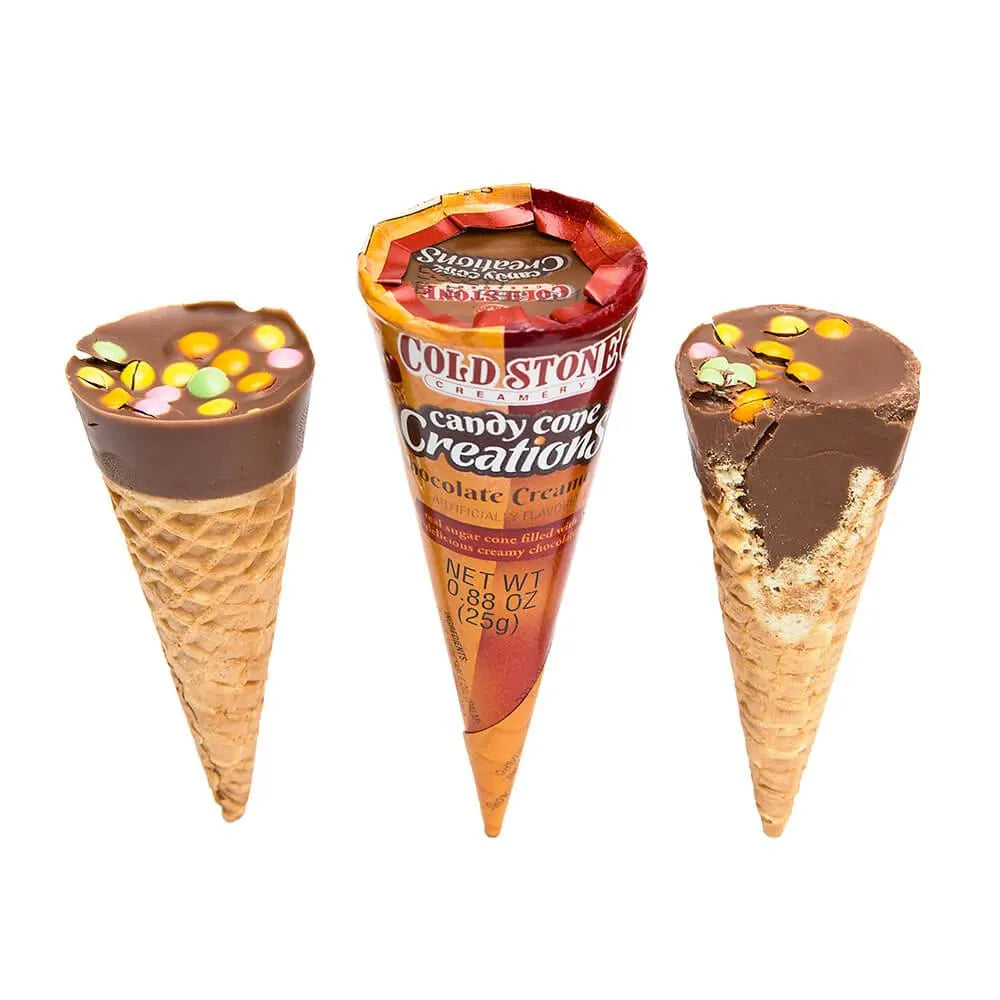 Coldstone Creamery Candy Cones - Chocolate: 12-Piece Display