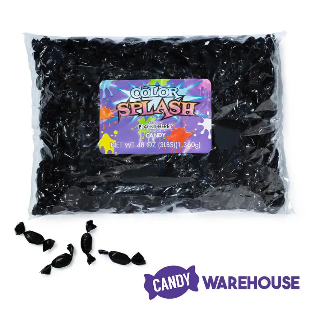 Color Splash Black Cherry Hard Candy: 3LB Bag