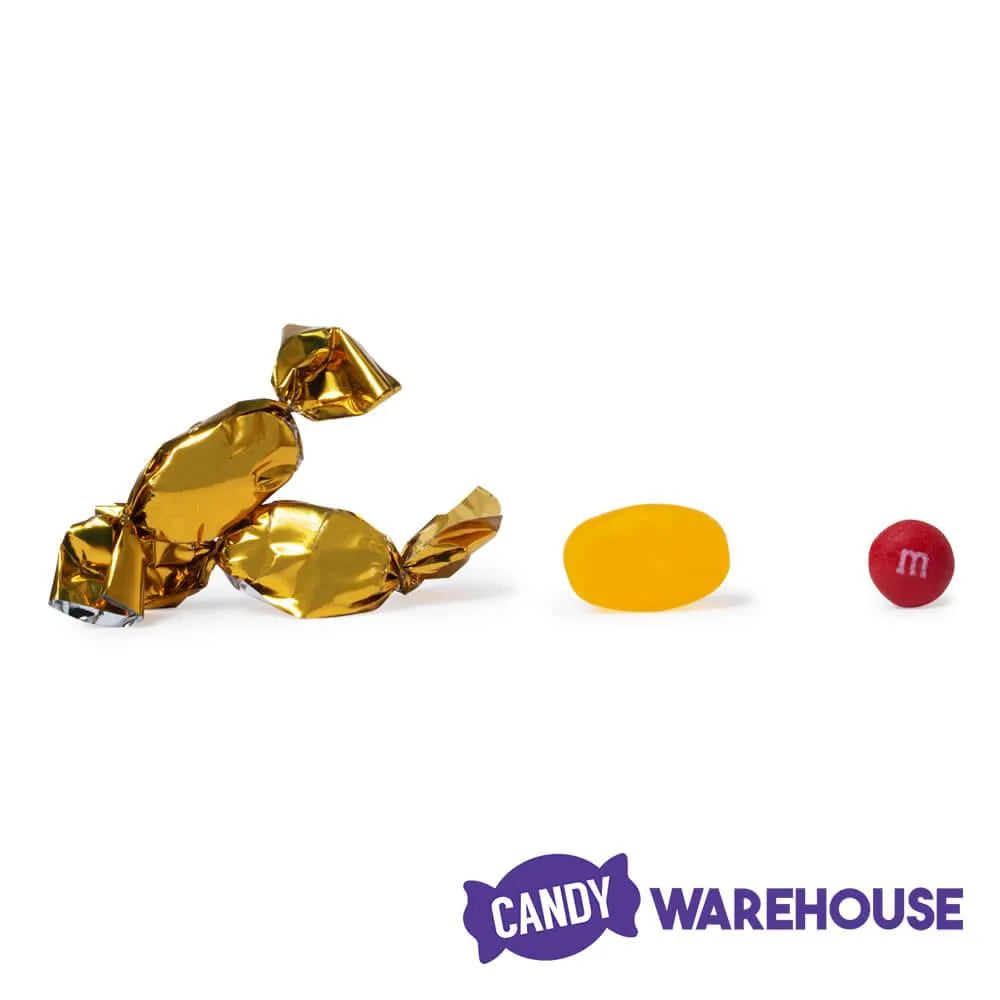 Color Splash Gold Butterscotch Hard Candy: 3LB Bag