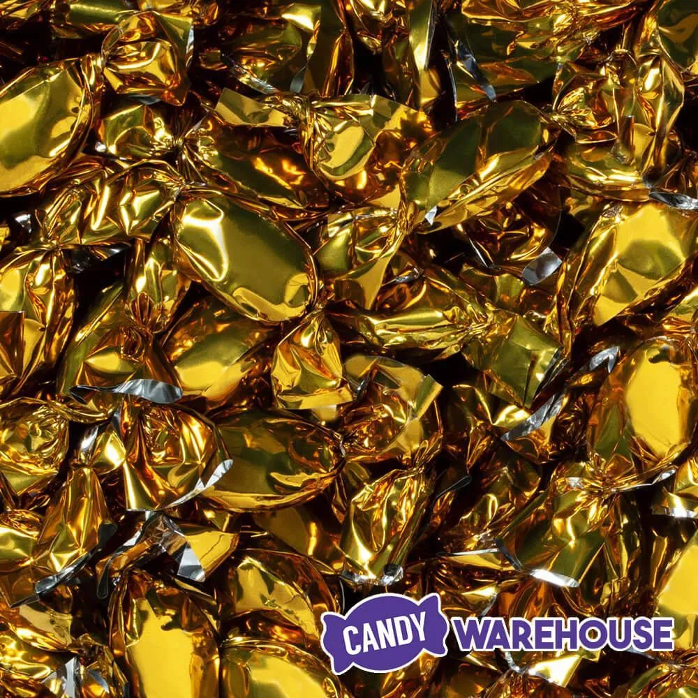 Color Splash Gold Butterscotch Hard Candy: 3LB Bag