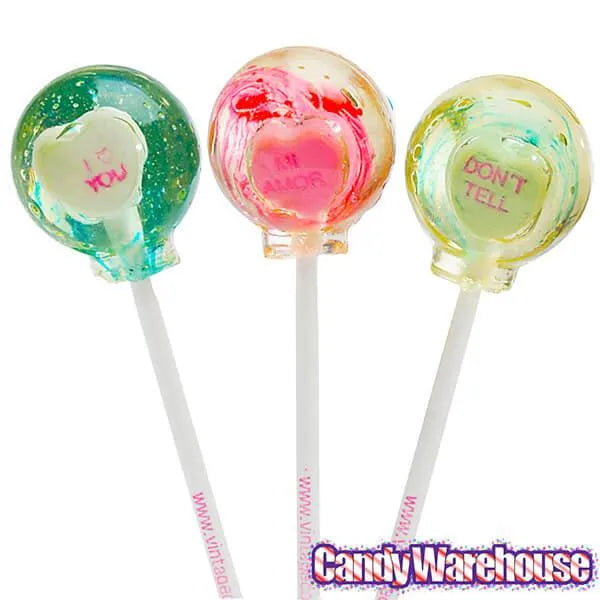 Conversation Candy Hearts Lollipops: 6-Piece Gift Pack