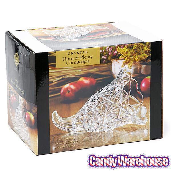 Cornucopia Crystal Candy Dish