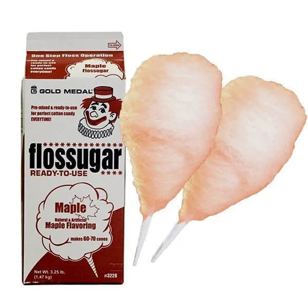 Cotton Candy Floss Sugar - Maple Syrup: Half Gallon Carton