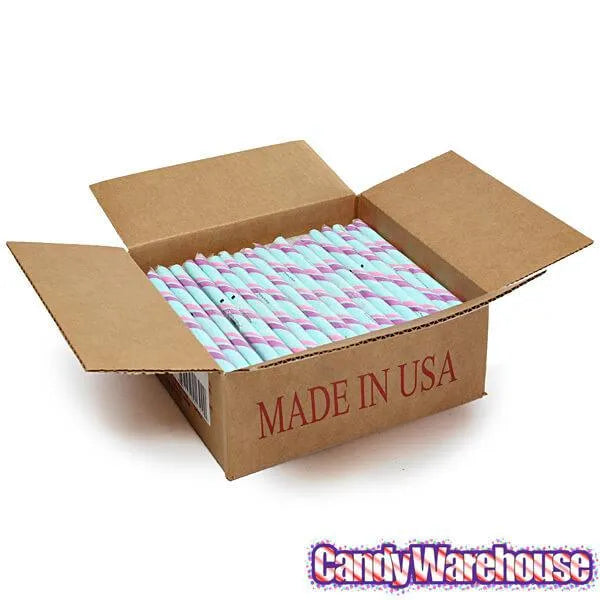 Cotton Candy Hard Candy Sticks: 100-Piece Box