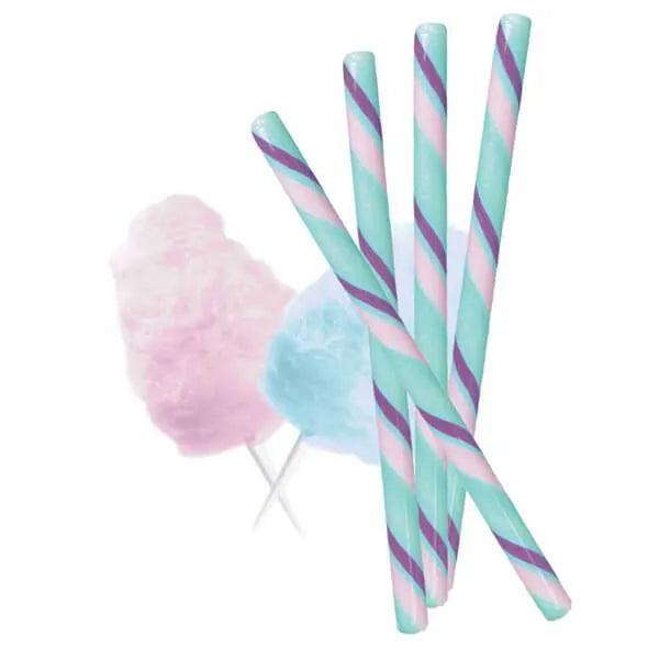 Cotton Candy Hard Candy Sticks: 100-Piece Box