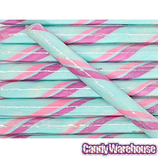 Cotton Candy Hard Candy Sticks: 100-Piece Box