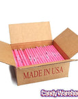 Cranberry Hard Candy Sticks: 100-Piece Box