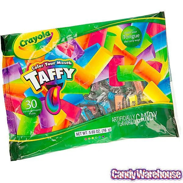 Crayola Color Your Mouth Taffy: 30-Piece Bag