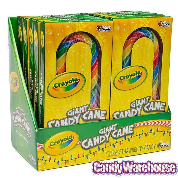 Crayola Giant Candy Canes: 12-Piece Box